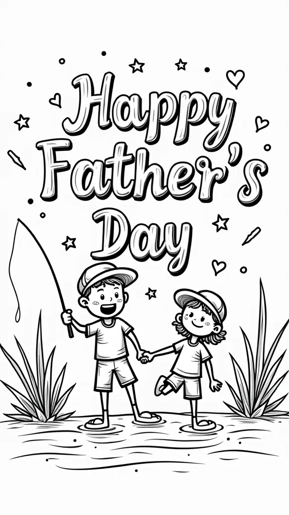 happy father’s day coloring pages printable free